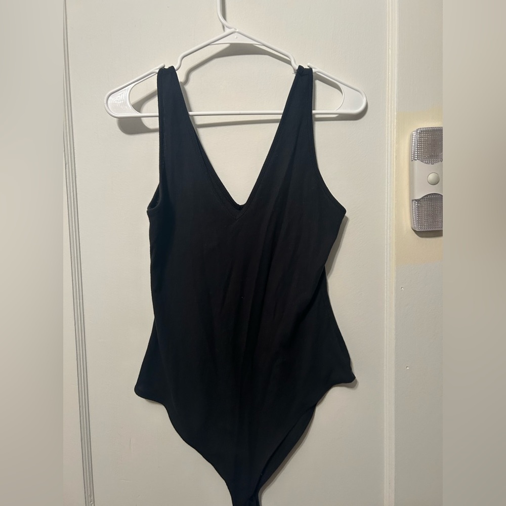 Abound Black Bodysuit